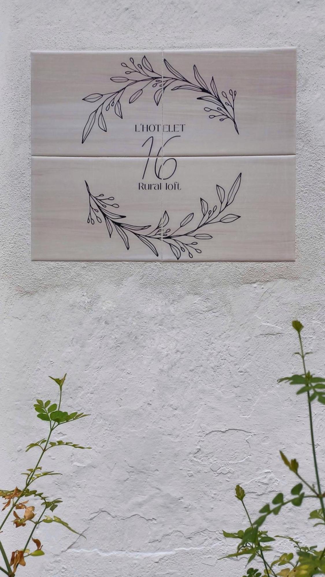 L'Hotelet 16 Rural Loft Barx Экстерьер фото